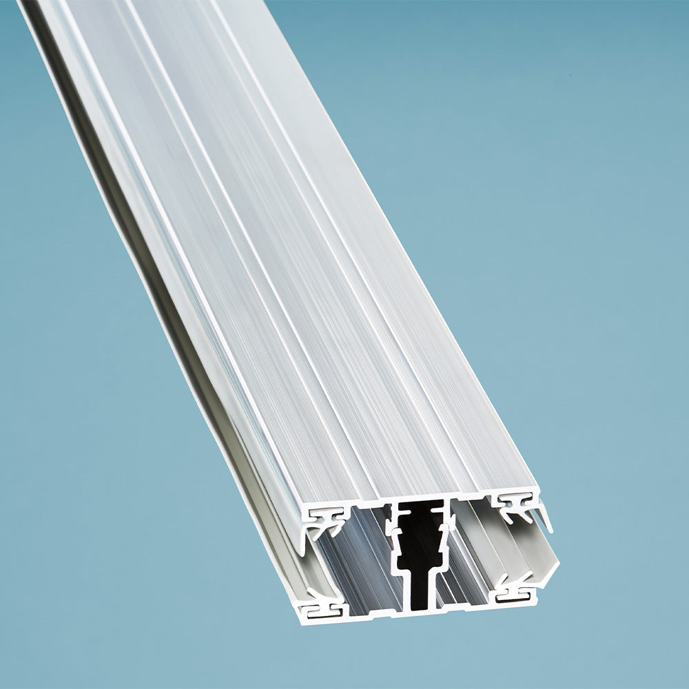 Dachhaut Alu/Alu mit Polycarbonat Stegplatten 16mm 3-fach Struktur braun/bronze