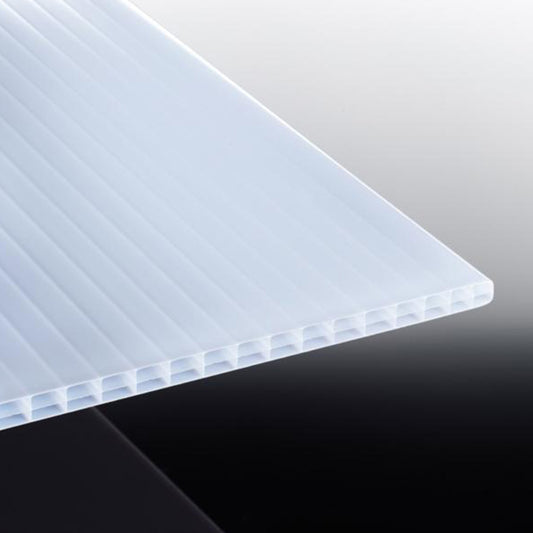 Doppelstegplatte - 16 mm - Polycarbonat - 3-fach - weiß-opal