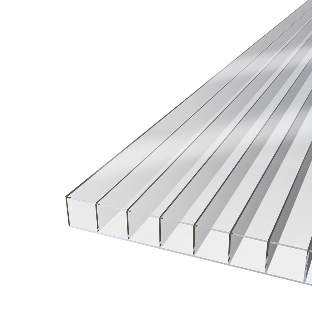 Doppelstegplatte 10 mm Polycarbonat glasklar