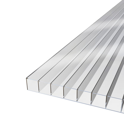 Doppelstegplatte 10 mm Polycarbonat glasklar
