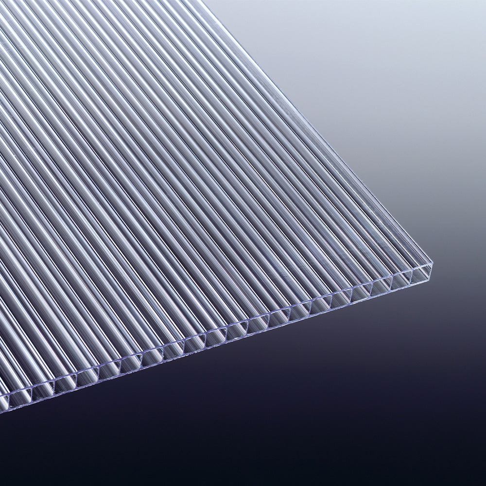 Doppelstegplatte 10 mm Polycarbonat glasklar