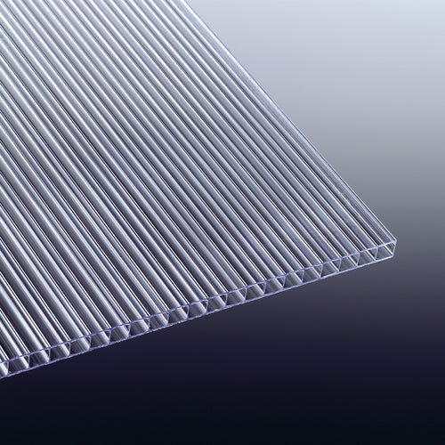 Doppelstegplatte 10 mm Polycarbonat glasklar