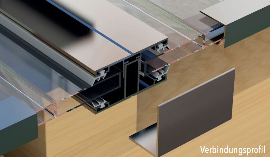 Mittelprofil-System für Doppelstegplatten Montage Komplett-Set