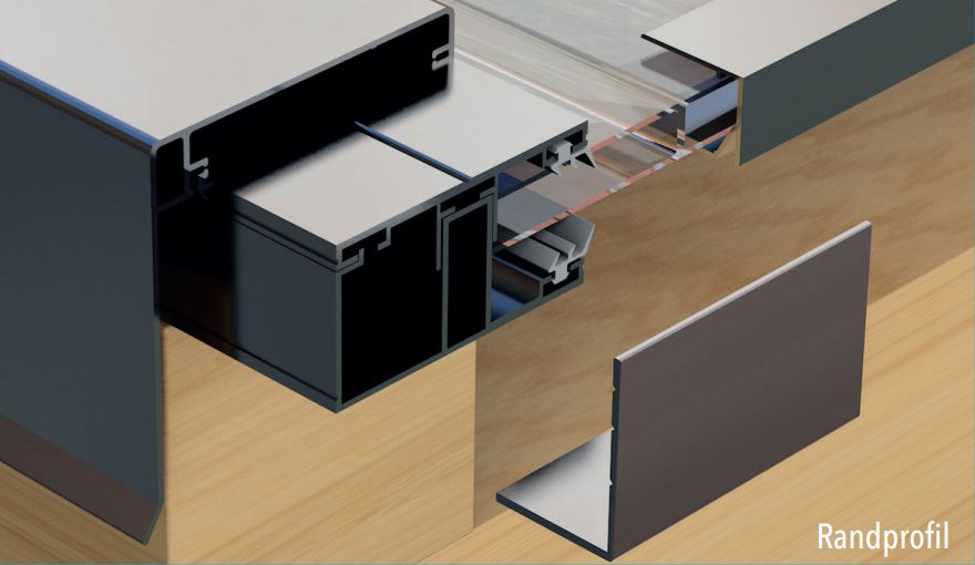 Doppelstegplatte 16 mm Polycarbonat 3-fach bronze