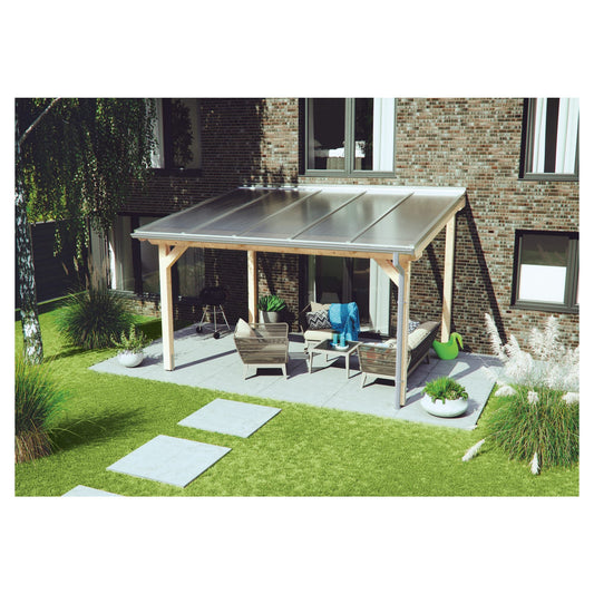 Terrassendachbausatz mit Heatbloc- Stegplatten 16 mm