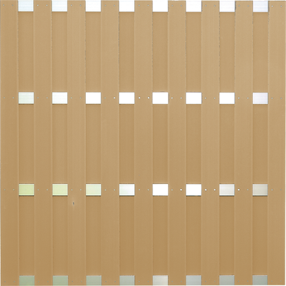 JINAN-Serie WPC-Sichtschutzzaun