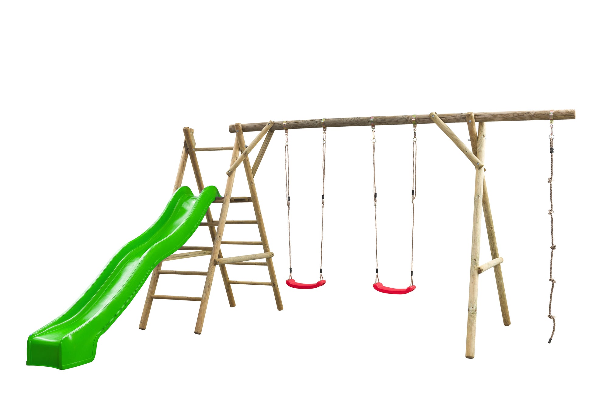 Schaukel mit Rutsche