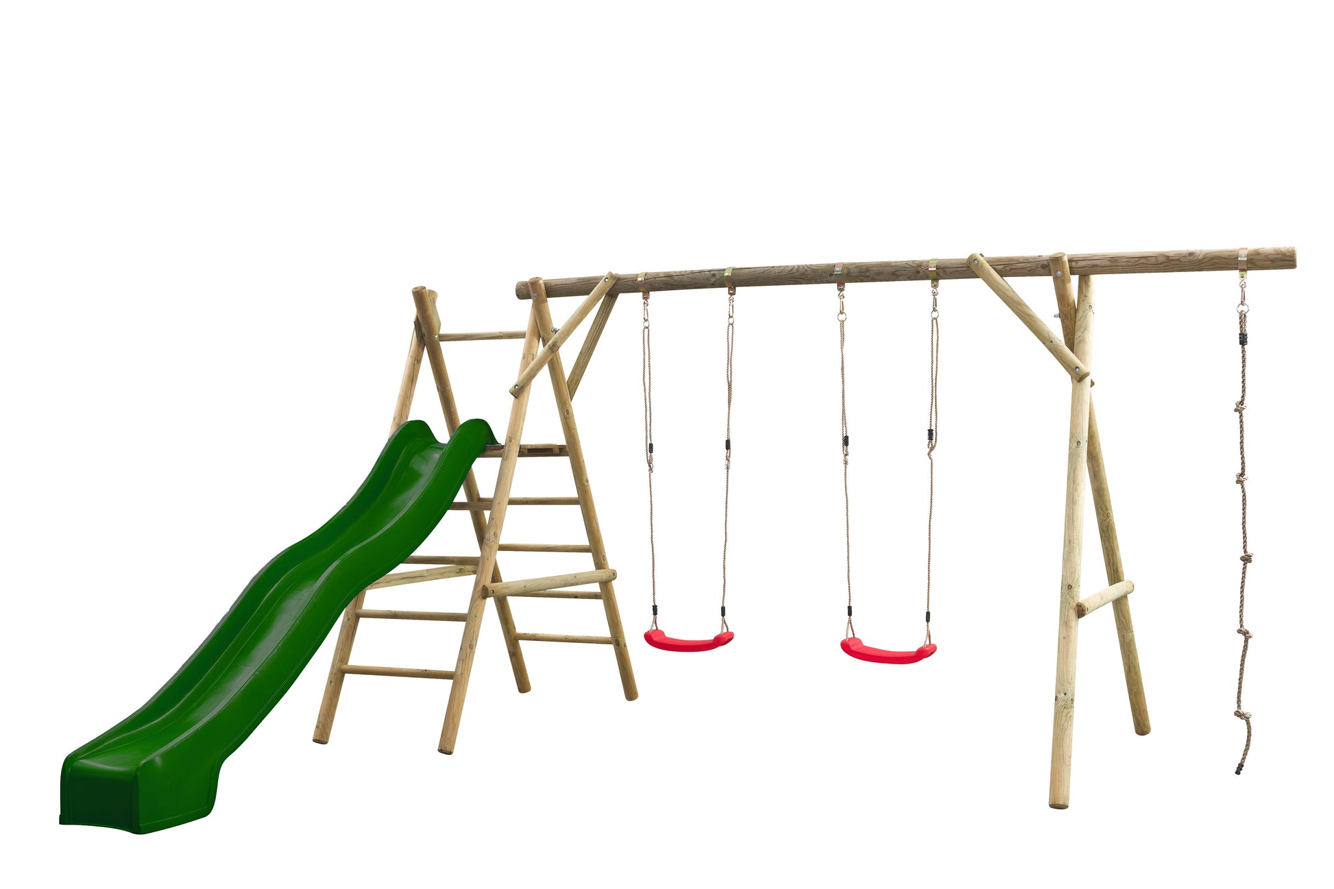 Schaukel mit Rutsche